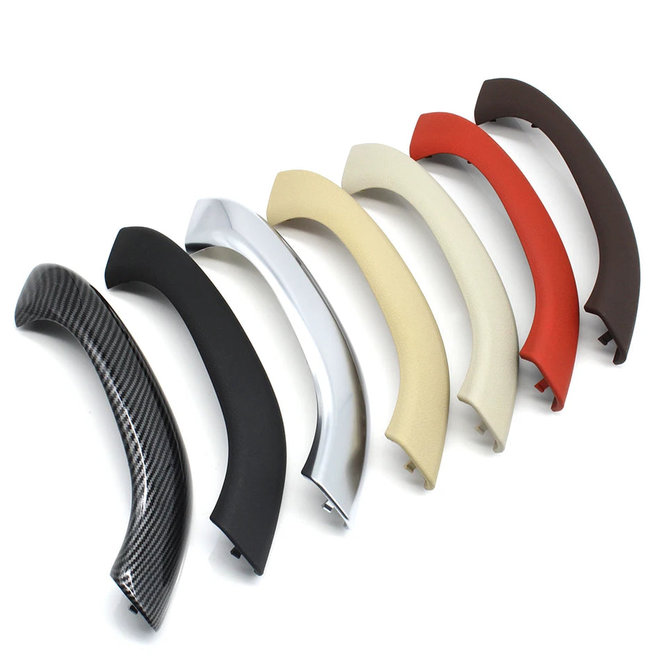 Door Handle Outer Cover Trim Set for BMW X1 X2 Front and Rear PC ABS Black Durable Exterior Trim Kit