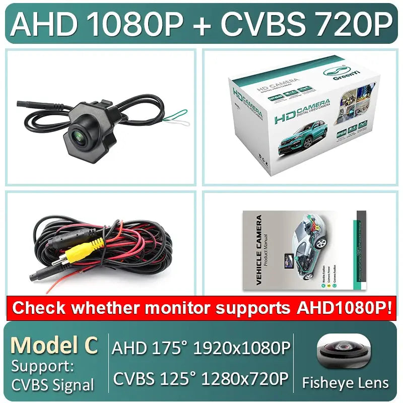 170 Degree CCD AHD 1080P Night Vision Front View Camera For Chevrolet Forward Logo Camera For Chevrolet Cruze by InterCyprus Trading Ltd