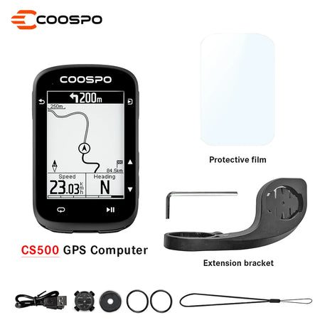 COOSPO CS500 Bike Computer &ndash; Bluetooth Enabled GPS Navigation CS500 HOLDER / CHINA