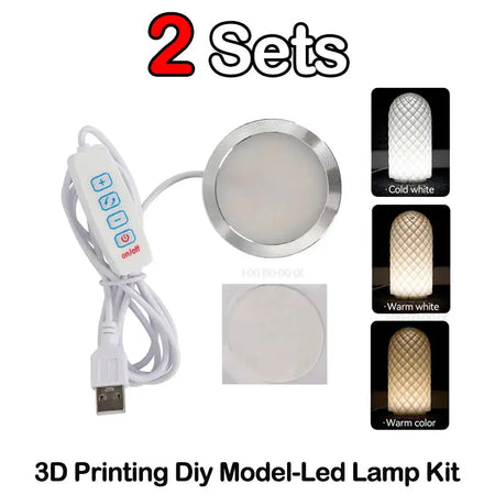 Bambu Lab LED Lamp Kit 001 Hardware For 3D Printing Parts 2 Sets Led Lamp Kit