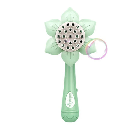 Sunflower Bubble Wand - 23 Hole Bubble Maker For Kids green