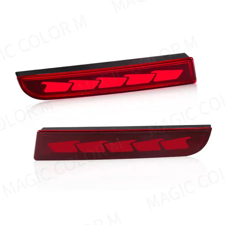 LED Rear Bumper Reflector Lights For Mitsubishi Lancer Evo Evolution ASX Outlander Sport RVR Dynamic Turn Signal Tail Brake Lamp by InterCyprus Trading Ltd