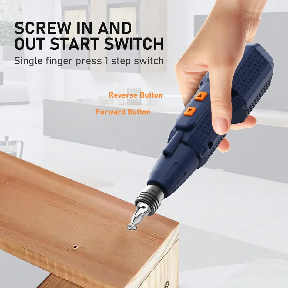 Bežični električni odvijač set četiri točke dva volta