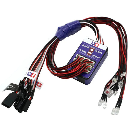 Simulation Flash Light 12 LED Lighting Kit Steering Brake for 1/10 Scale Models RC Car Yokomo Tamiya HSP HPI AXIAL RC4WD TRX by InterCyprus Trading Ltd