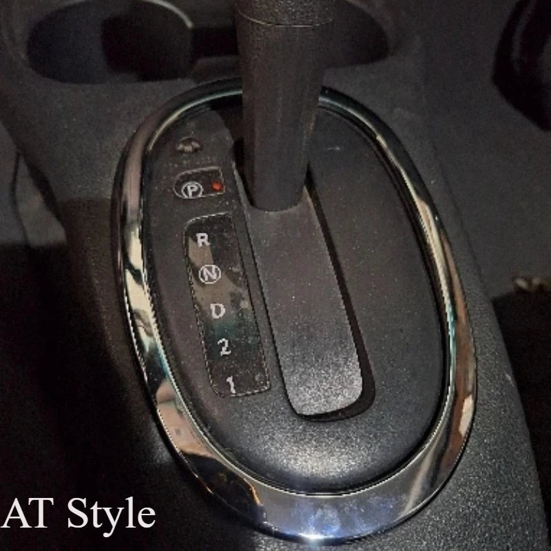 Nissan Sunny Versa Växelspaksknopp Klistermärke Panel Trim Med ABS Krom
