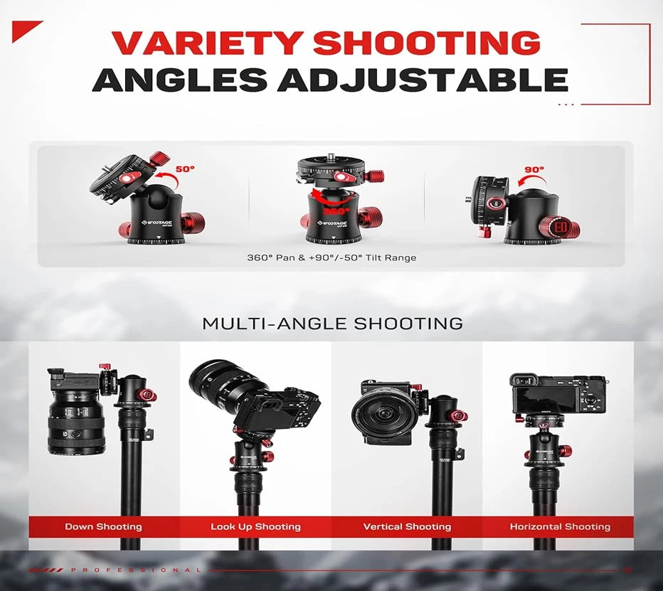 IFOOTAGE MP30 Tripod Head &ndash; Dual 360&deg; Panoramic Shooting
