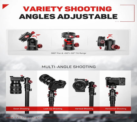 IFOOTAGE Ball Head Komodo MP30 &ndash; Dual 360 Panoramic