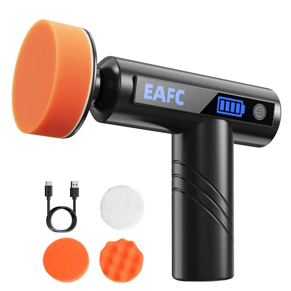 EAFC Wireless Car Polishing Sanding Machine - All-In-One black / spain