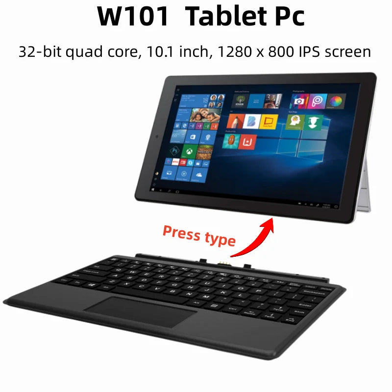 W101SA23 &ndash; Ultra Slim Quad Core Windows 10 Tablet PC