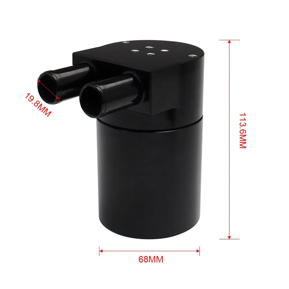 Oil Catch Can for BMW N54 335, Aluminum Reservoir OCC-1005, Captures Oil Vapors Efficiently