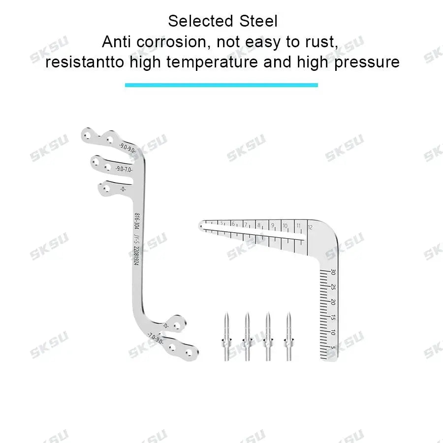 Dental Implant Guide Set Oral Planting Locator Positioning Guide Drilling Positioning Ruler Angle Ruler Implant Tools Dentist by InterCyprus Trading Ltd
