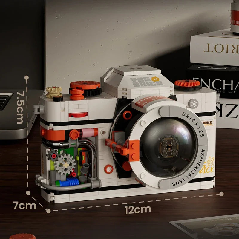 Retro Camera Building Kit &ndash; Collectible Home Decor Gift 482pieces
