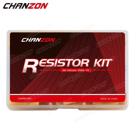 CHANS 60 Values Metal Film Resistors Kit &ndash; High Precision 1% Tolerance