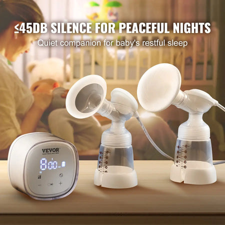 Rechargeable Portable Double Breast Pump 2800mAh Led