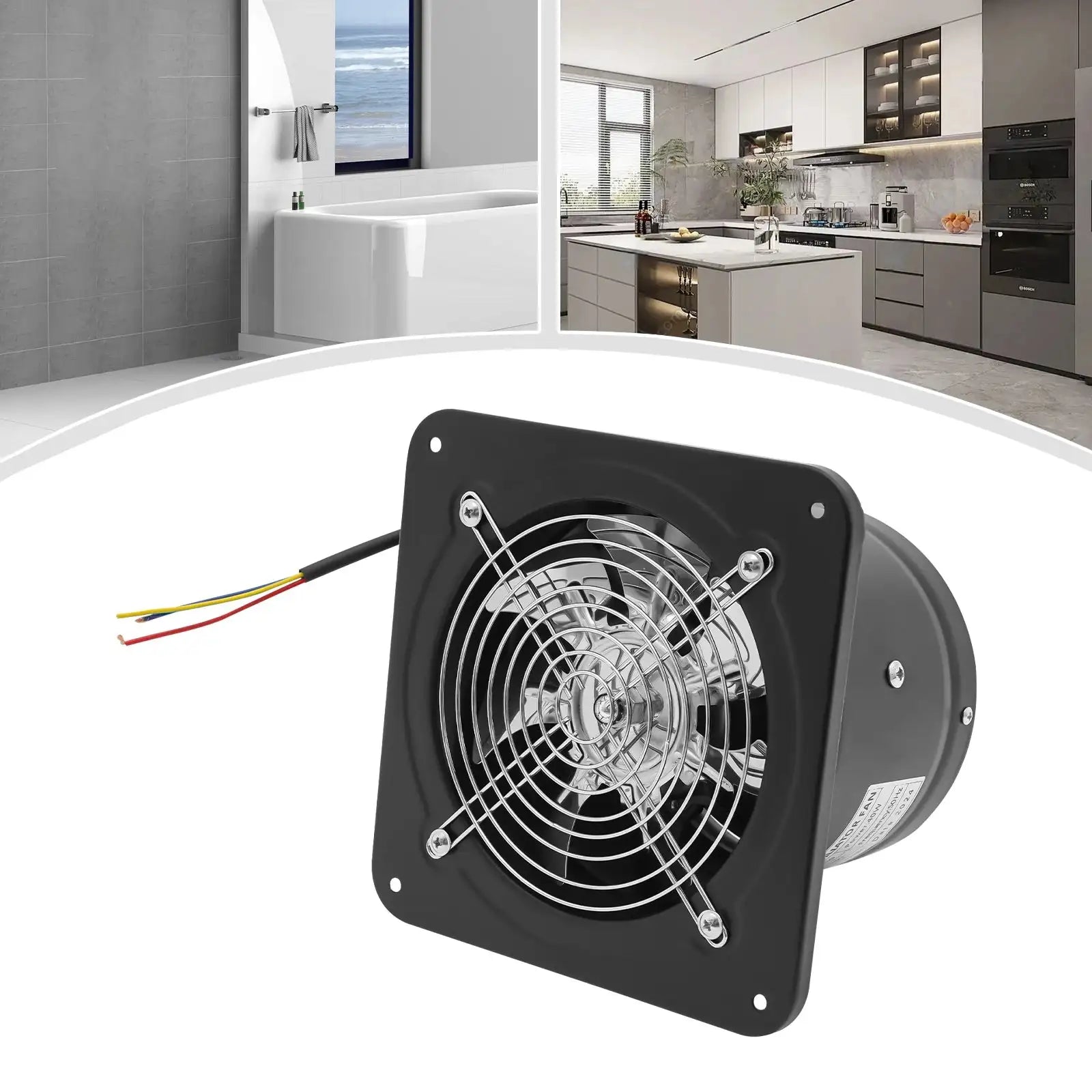 Exhaust Fan 220V 6 Inch Copper Motor &ndash; Low Noise Airflow