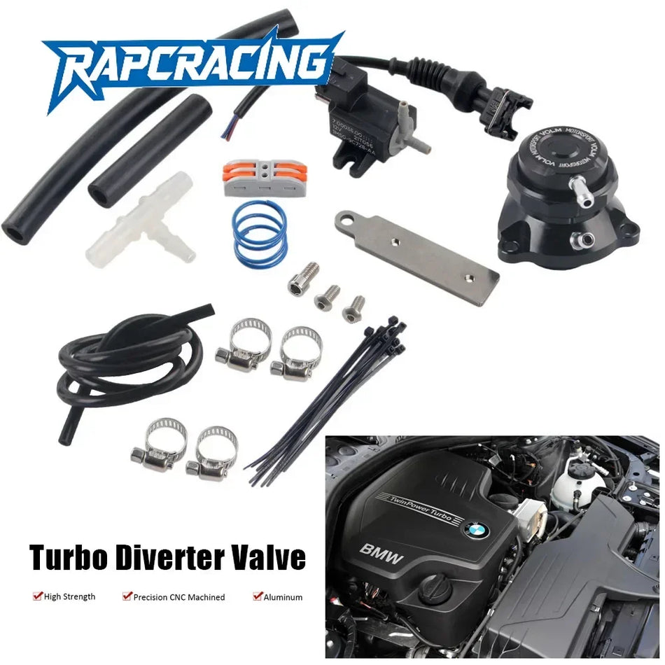 Blow-Off-Ventil-Kit Aluminium Leise für BMW 135i 235i F20 F22 F30