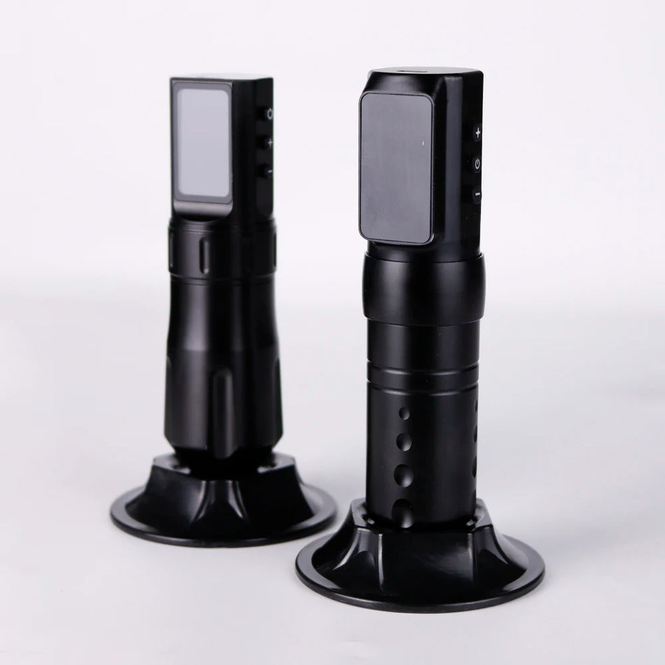 Siyah Plastik Dövme Kalemi Tutucu Sergi Rafı 3.5 x 7.5 cm