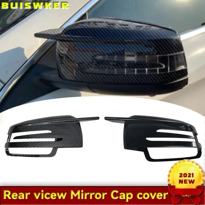 Replacement W212 W221 C117 X204 W176 W246 W204 X156 Bright Black Mirror cover Cap for Merceded Benz A B C E S CLA GLK GLA Class by InterCyprus Trading Ltd