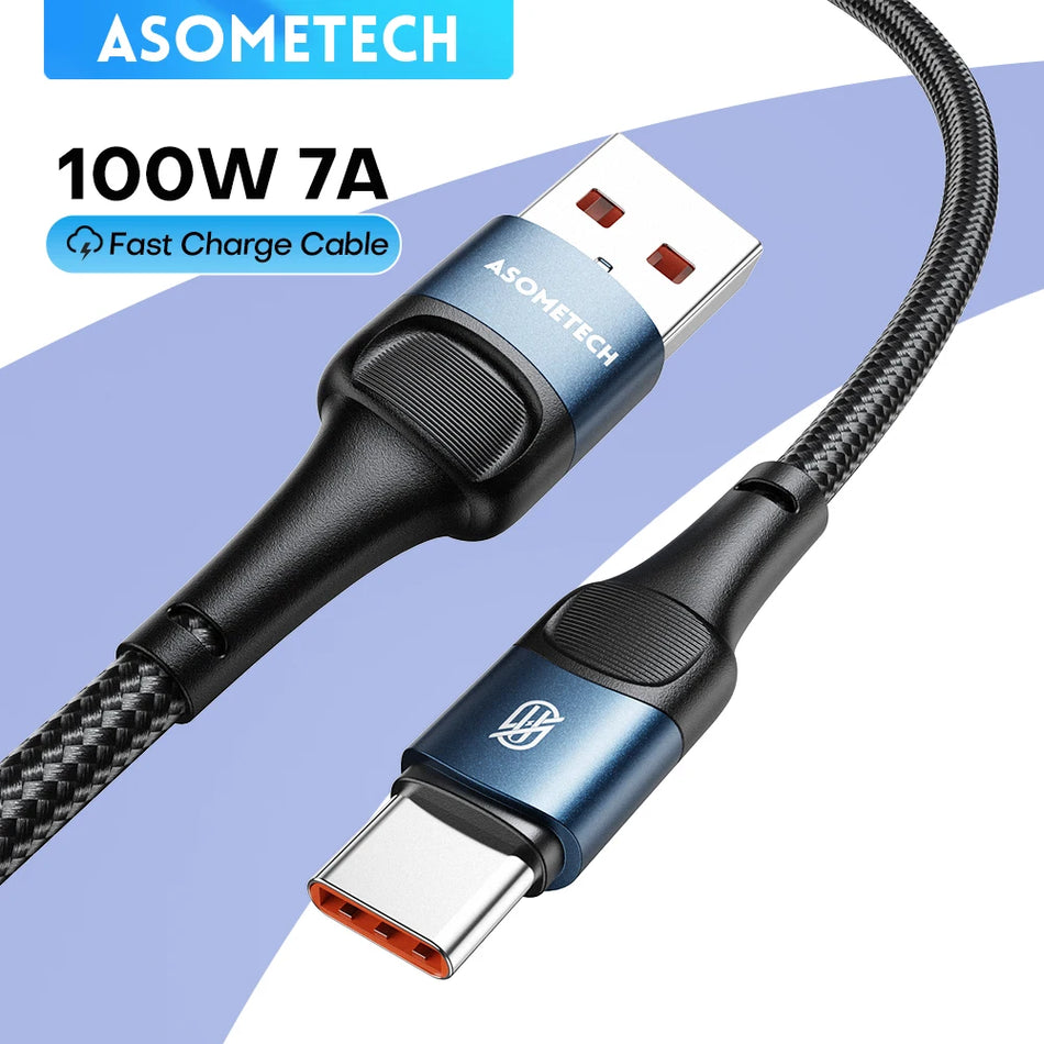 ASOMETECH 100W Fast Charging Cable &ndash; Ultra-Fast Data Transfer