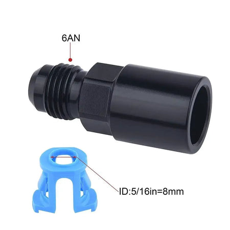 1PC Aluminum 6AN 8AN Male To 3/8" 5/16" Quick Disconnect Male Push On EFI Fitting Adapter Quick Connect by InterCyprus Trading Ltd
