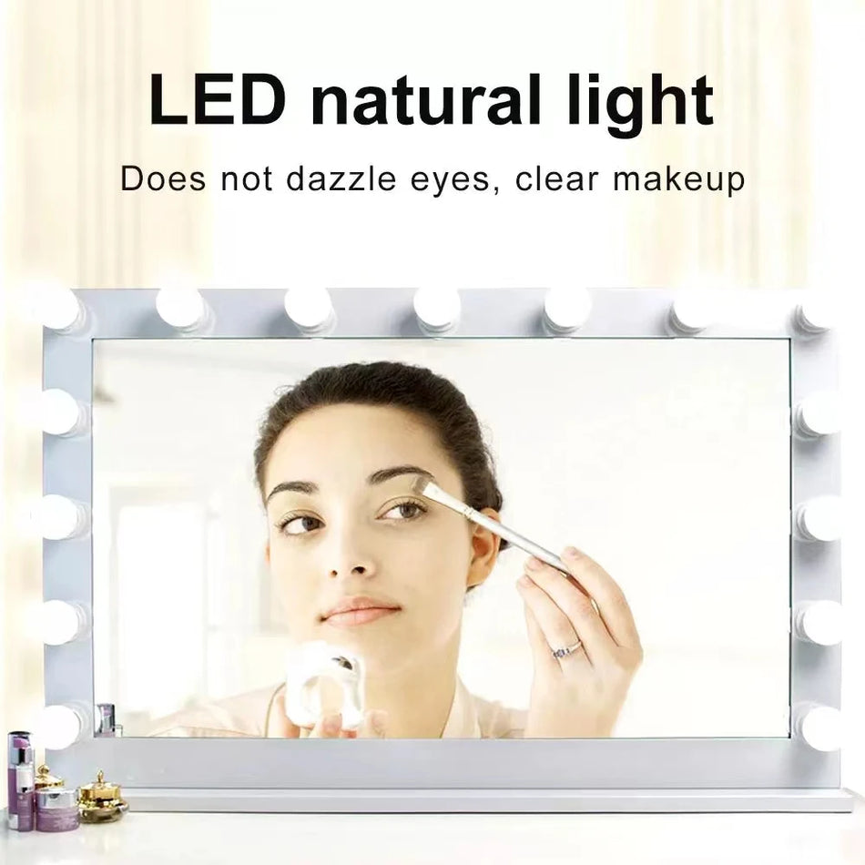 Dimmable LED Vanity Bulbs for Bathroom Mirror, 5V USB Powered, 10 Pack