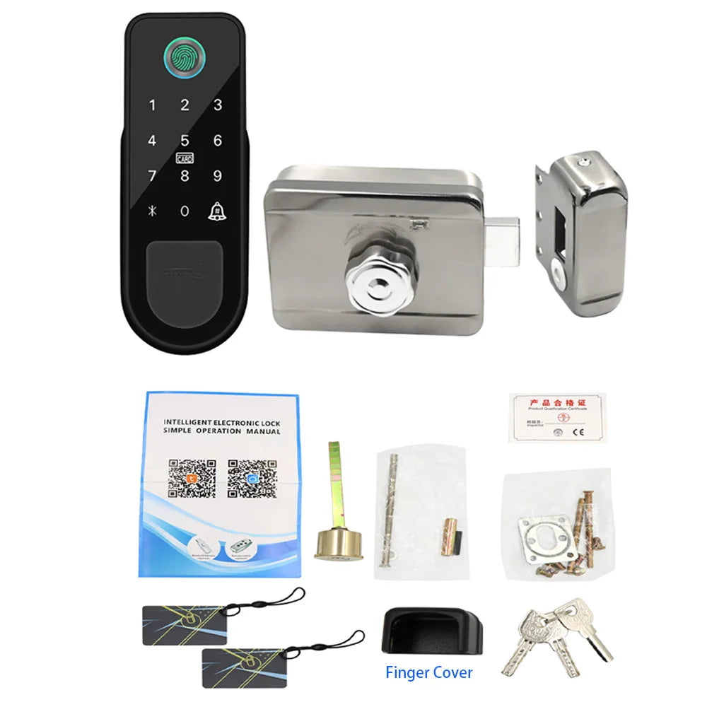 Bluetooth Tuya App Fingerprint Smart Door Lock | Secure, Smart, and Convenient Access