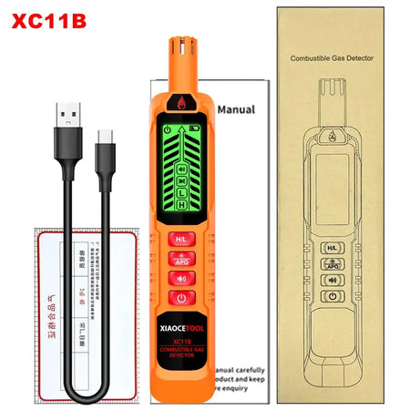 XC11AB Combustible Gas Leak Detector Mini Handheld With LCD XC11B