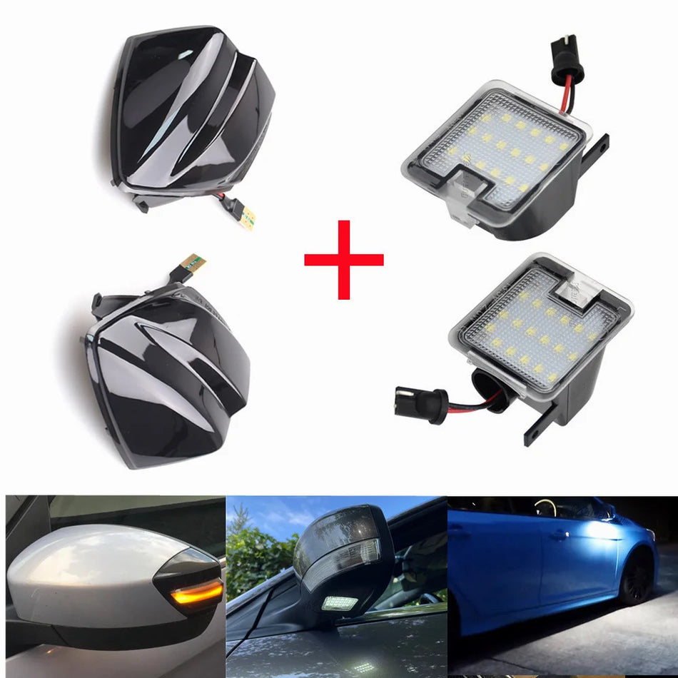 Feux de signalisation dynamique à LED pour Ford S-Max Kuga C-Max