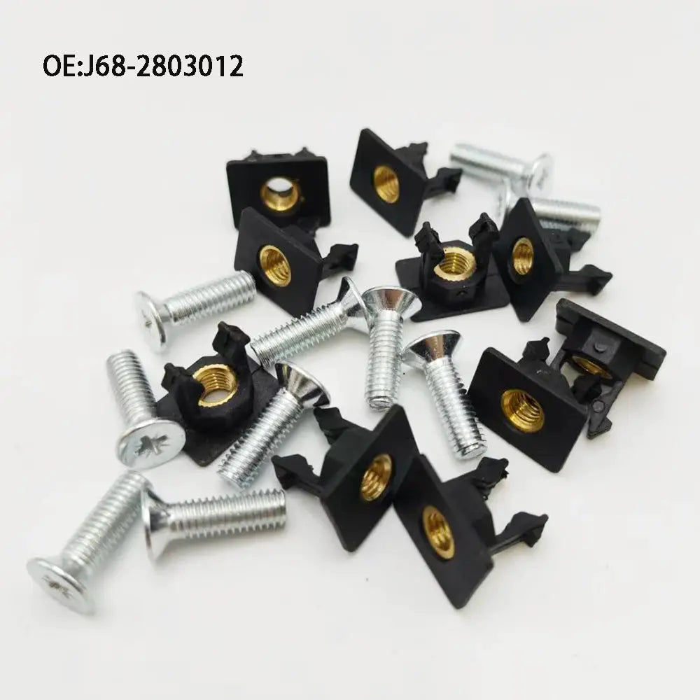 Metal License Plate Bumper Clips J68-2803012 For Chery Tiggo by InterCyprus Trading Ltd
