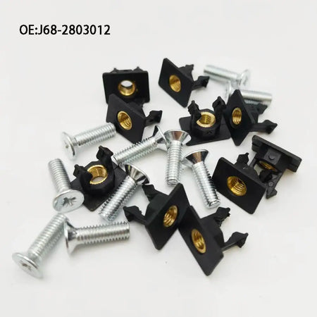 Metal License Plate Bumper Clips J68-2803012 For Chery Tiggo by InterCyprus Trading Ltd