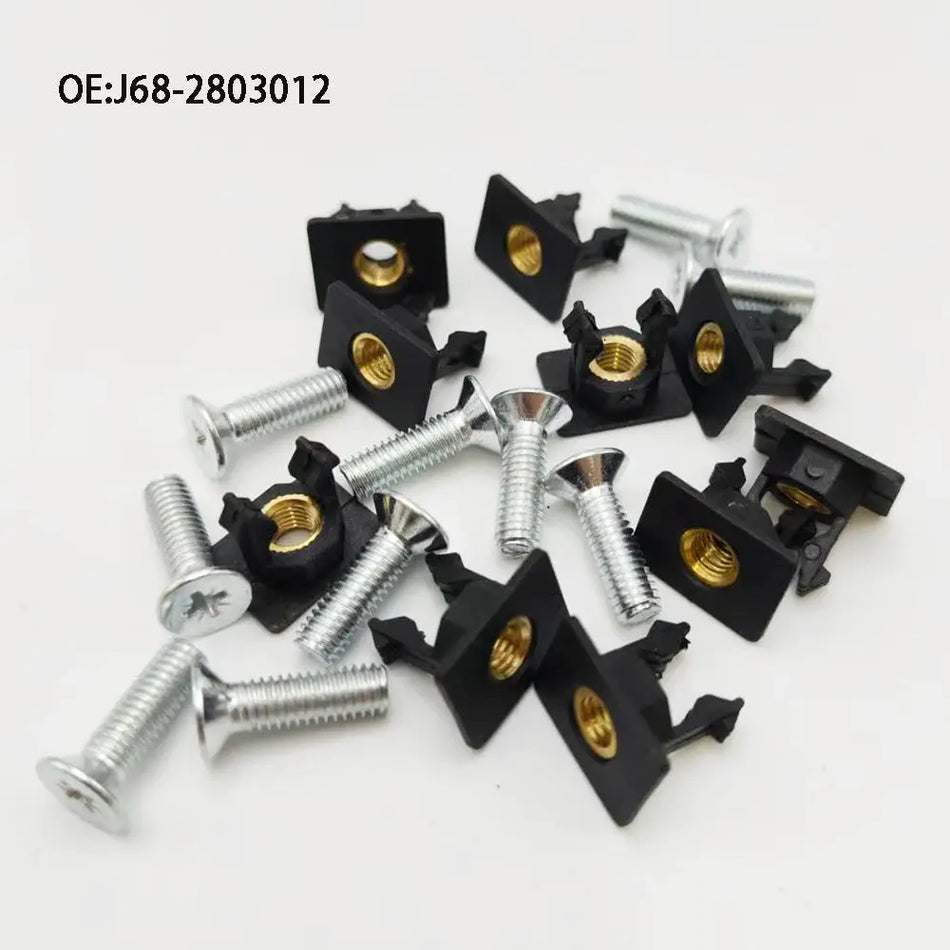 Metal License Plate Bumper Clips J68-2803012 For Chery Tiggo by InterCyprus Trading Ltd