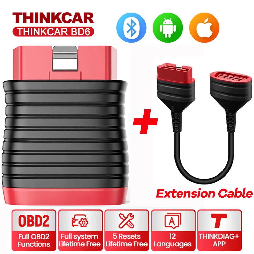 Thinkcar BD6 - Full System Diagnostic With OBD2 Code Reader BD6 and Cable / france
