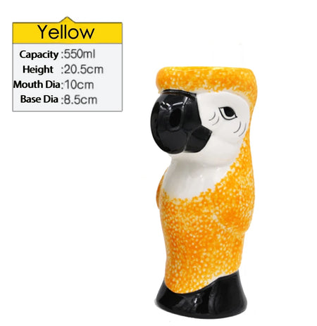 Hawaii Tiki Mugs Cocktail Cup - Eco Friendly Ceramic