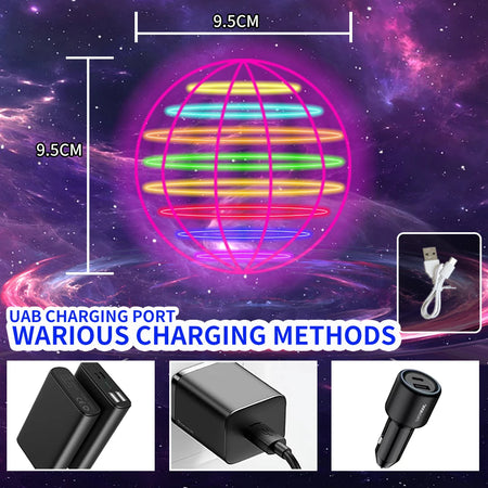 Flying Orb Ball &ndash; Cosmic Galaxy Design