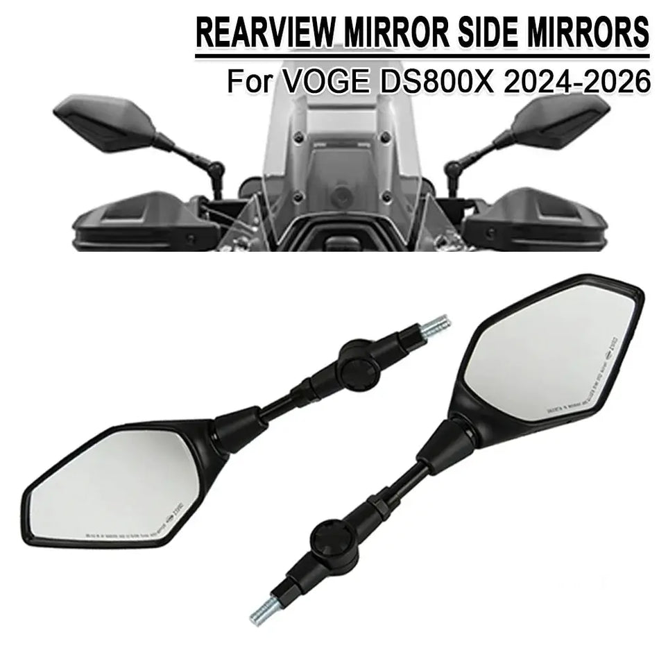 DS800X Rearview Mirror Side Mirrors For LONCIN For VOGE DSX800 Rally LX800-2A DS 800 DSX Rally 2024-2026 Motorcycle Accessories by InterCyprus Trading Ltd