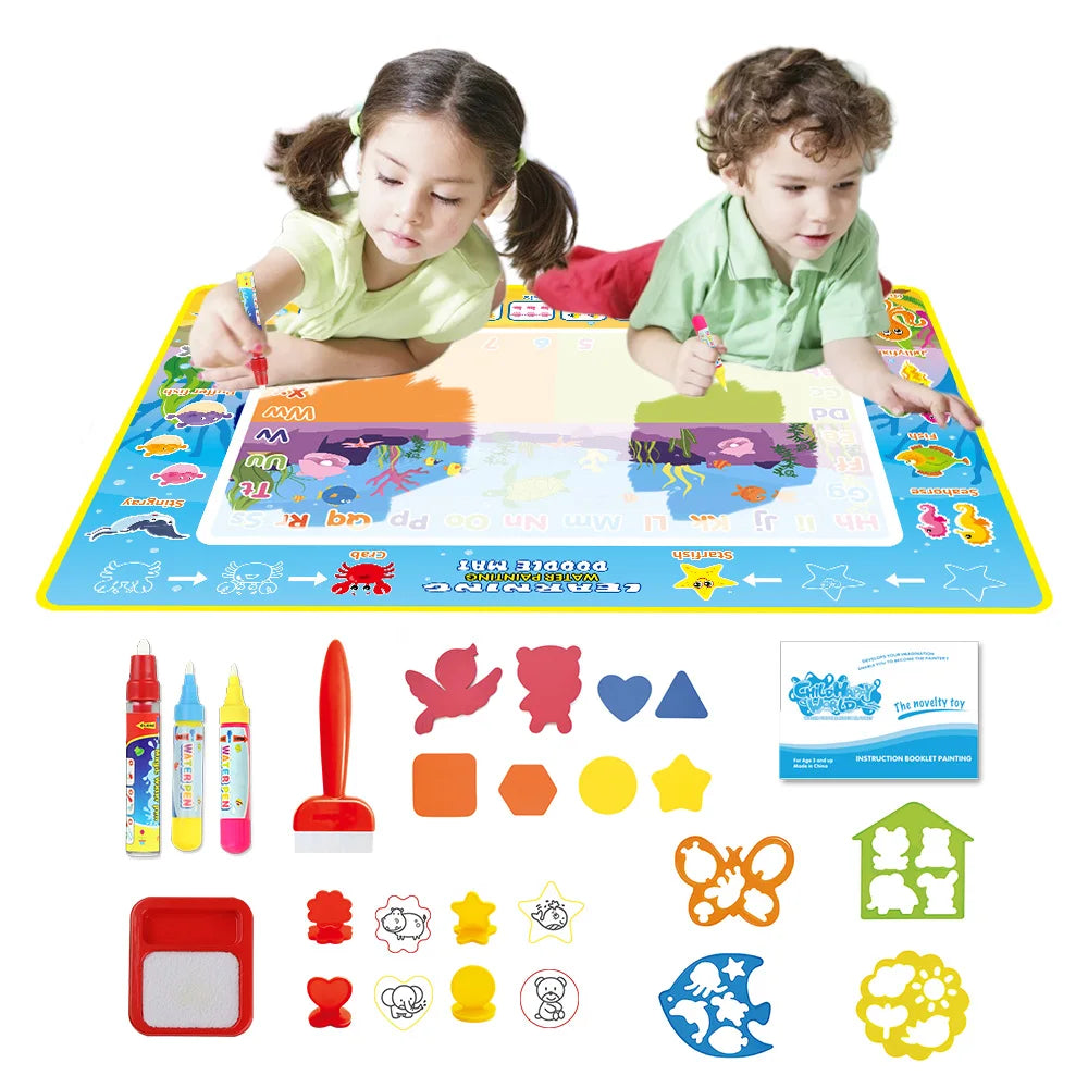 Kids Magic Water Drawing Mat &ndash; Eco-Friendly Educational Fun