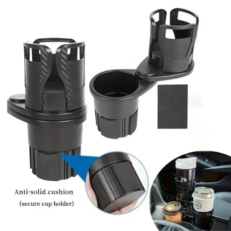 Car Cup Holder Expander Mount &ndash; 360 Degree Rotation