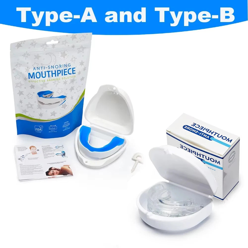 Mouth Guard Anti Snoring - Ultra Comfort Sleep Aid 2pcs-AB