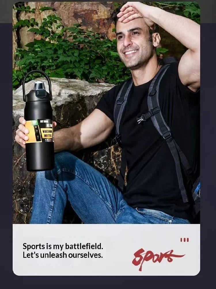 Insulated Outdoor Travel Mug with Food-Grade Materials, Safe for Drinking