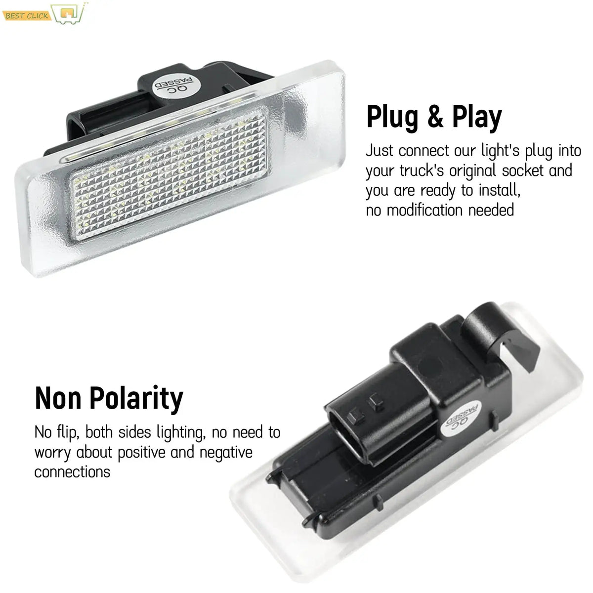 2X Waterproof Canbus No Error License Plate Lights For Renault Megane IV Scenic IV Master III Tingo II Espace V Koleos II by InterCyprus Trading Ltd