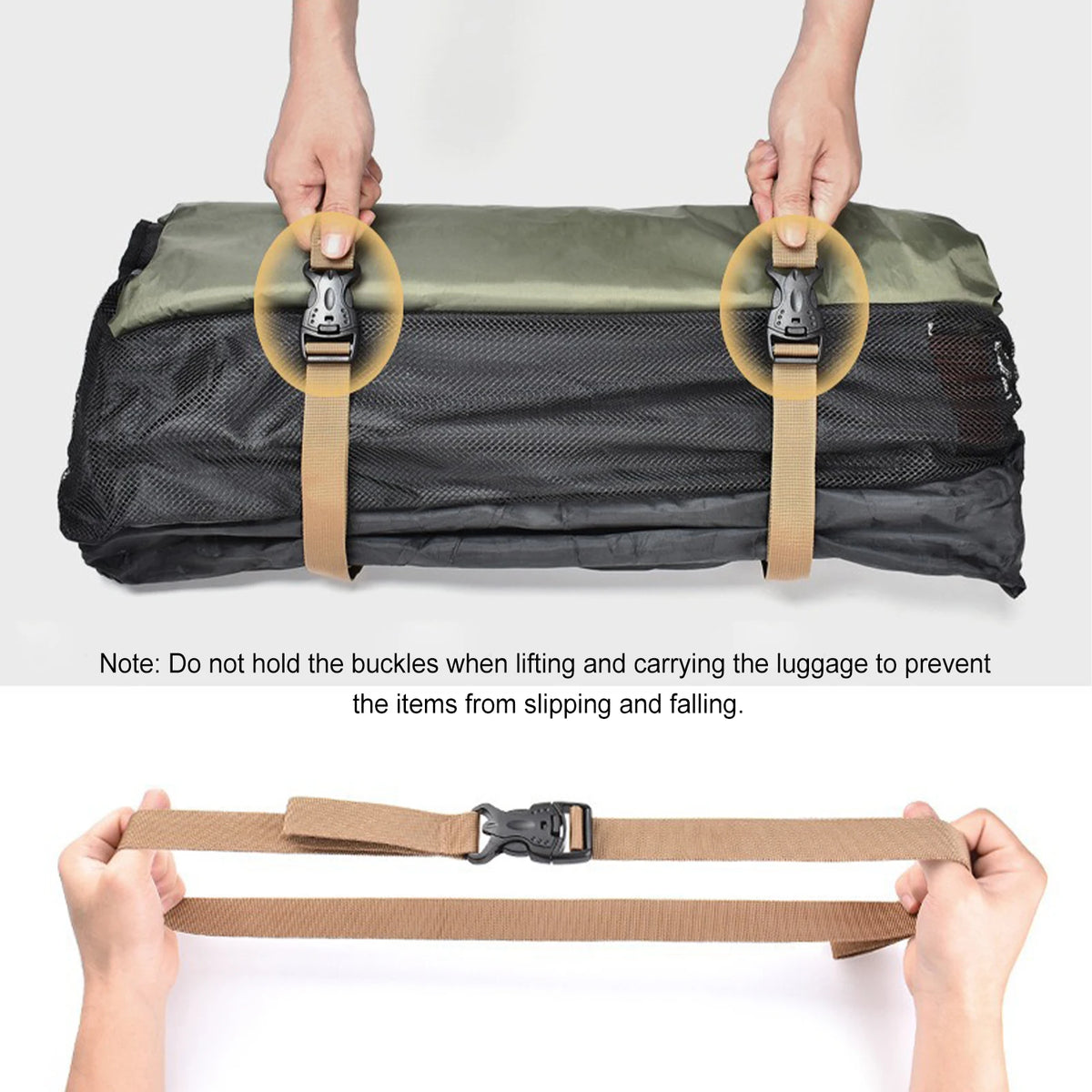 4 Packs 53X1 Inch Adjustable Utility Strap &ndash; Versatile Outdoor Luggage Security
