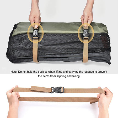 4 Packs 53X1 Inch Adjustable Utility Strap &ndash; Versatile Outdoor Luggage Security