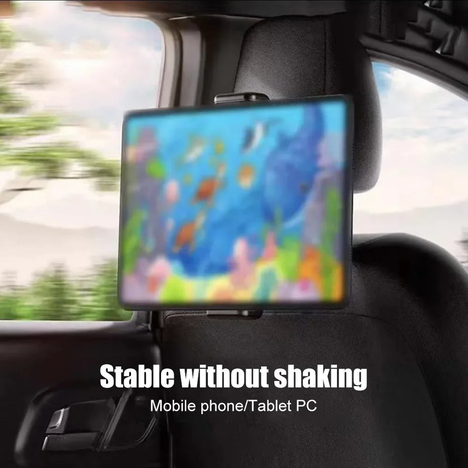 Telescopic Car Phone Holder Rear Tablet Mount &ndash; Anti Shake