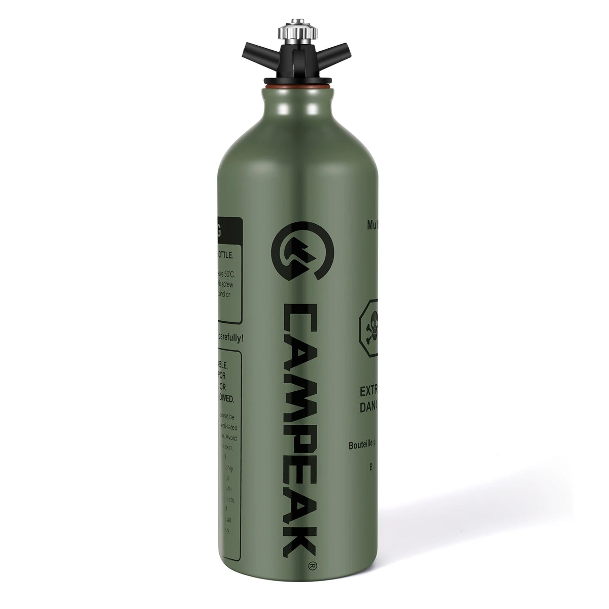 CAMPEAK CAMPFB-01 Liquid Fuel Bottle 0.5L/1L &ndash; Safety Valve