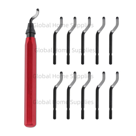 Deburring Tool RB1000 with 10 HSS Blades for Metal, Plastic, and More Yellow RB1000 Set