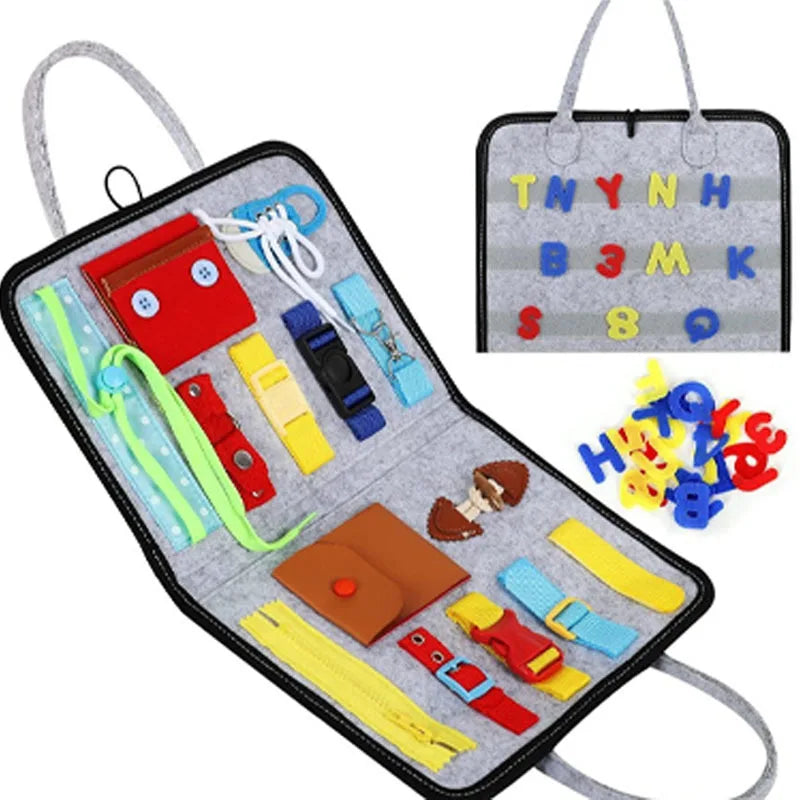 Sensory Play Board &ndash; Engaging Montessori Learning Toy for Toddlers A