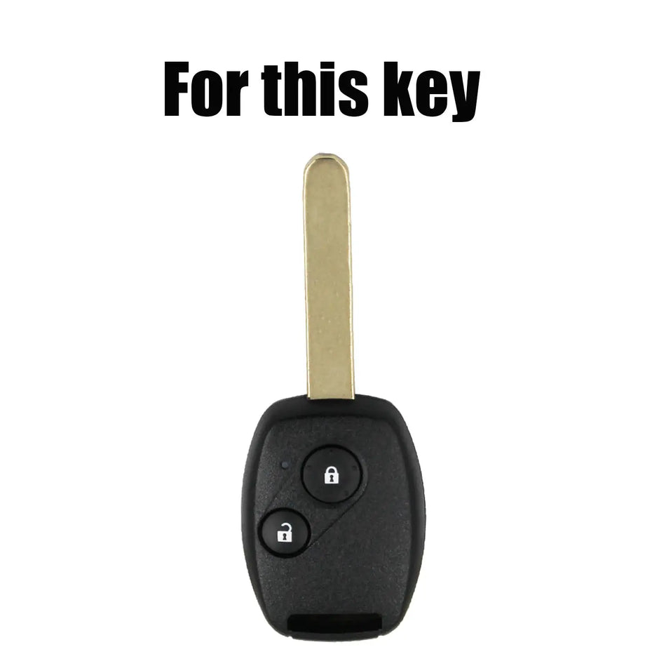 Silicone 2 Buttons Car Key Case Shell Remote Fob Cover For Honda CR-V Civic Insight Fit SRV FRV chord 7 Jazz Gr8 150 R by InterCyprus Trading Ltd