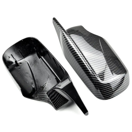 Black Side View Mirror Cover Caps for BMW E46 E39 Sedan by InterCyprus Trading Ltd