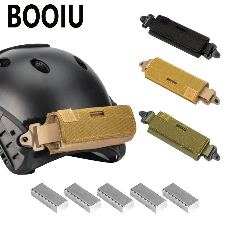 Borsa di controbilanciamento NVG regolabile con cinque blocchi per elmetto tattico