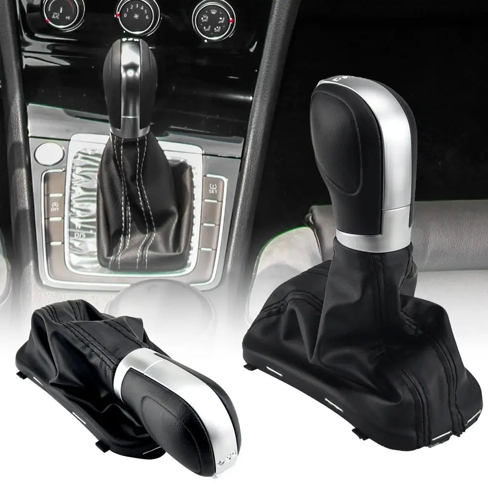 Gear Shift Knob Leather For VW Golf 6 Jetta MK6 EOS Passat B7 by InterCyprus Trading Ltd